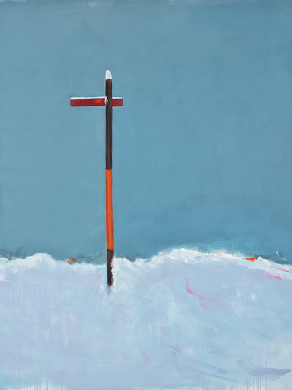 Güde Renken, outside II, Eitempera auf Leinwand, 165 x 200 cm, 2020, © VG Bild-Kunst, Bonn